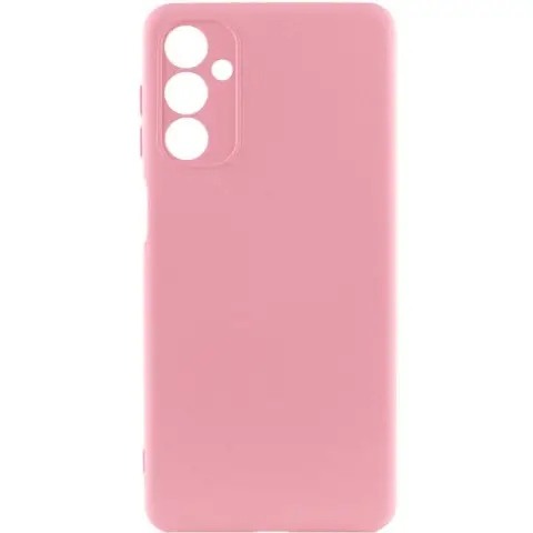 Чохол TPU GETMAN Liquid Silk Full Camera для Samsung Galaxy M34 5G Рожевий / Pink