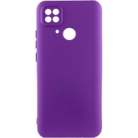 Чохол TPU GETMAN Liquid Silk Full Camera для Xiaomi Redmi 10C Фіолетовий / Purple
