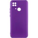 Чохол TPU GETMAN Liquid Silk Full Camera для Xiaomi Redmi 10C Фіолетовий / Purple
