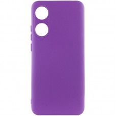 Чохол Silicone Cover Lakshmi Full Camera (A) для Oppo A58 4G Фіолетовий / Purple