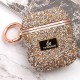 TPU чохол Bling World Rock Diamond для навушників AirPods 1/2 Рожевий