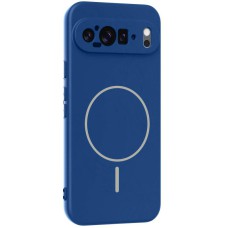 Чохол Silicone Cover Lakshmi Full Camera (AA) with MagFit для Google Pixel 10 / 10 Pro Синій / Navy blue
