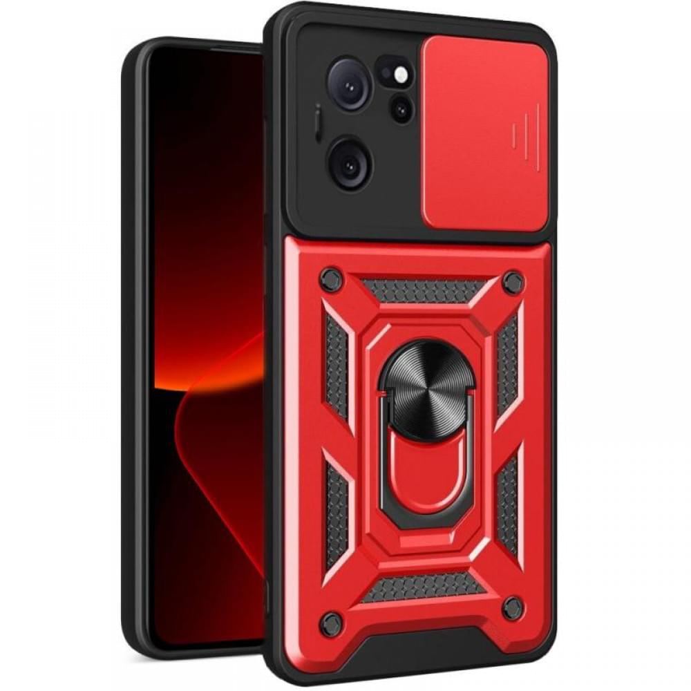 Чохол Ummi Camshield Serge Ring для Xiaomi 13T / 13T Pro Червоний