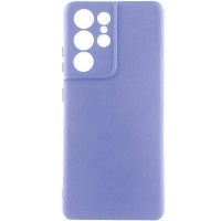 Чохол Silicone Cover Ummi Lakshmi Full Camera (AA) для Samsung Galaxy S22 Ultra Бузковий / Dasheen