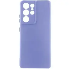 Чохол Silicone Cover Ummi Lakshmi Full Camera (AA) для Samsung Galaxy S22 Ultra Бузковий / Dasheen