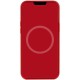 Чохол Silicone case (AAA) with Magsafe and Animation для Apple iPhone 12 Pro Max (6.7") Червоний / Red