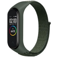 Ремінець Nylon New для Xiaomi Mi Band 3/4/5/6/7 Green