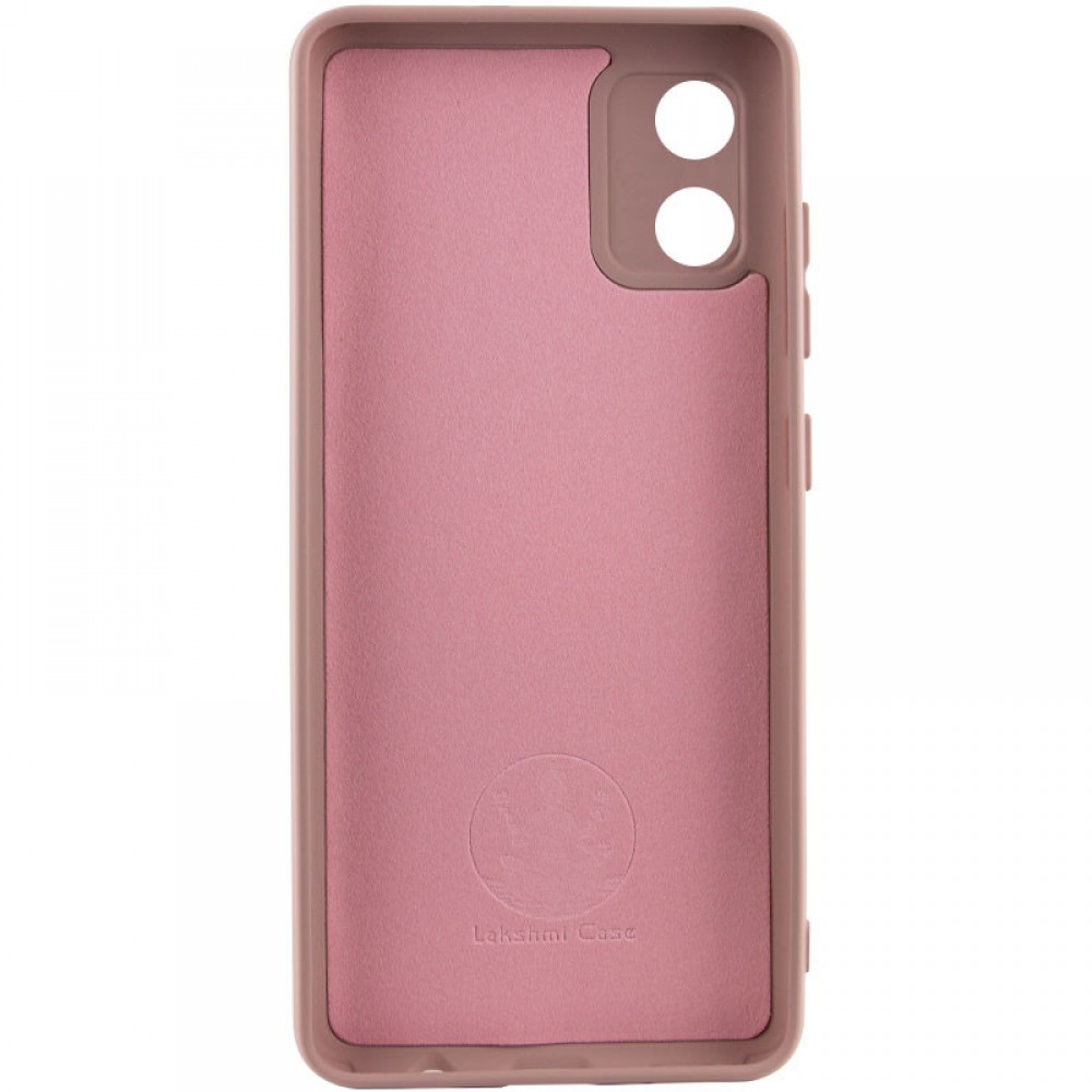 Чохол Silicone Cover Lakshmi Full Camera (AA) для Motorola Moto E13 Рожевий / Pink Sand