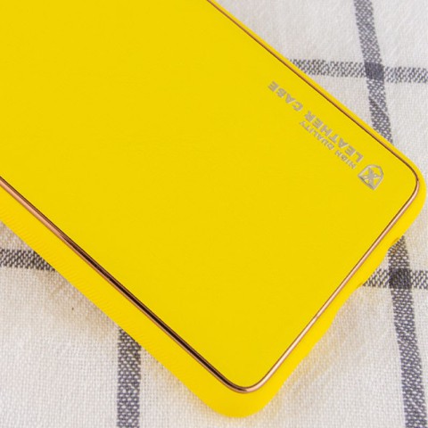 Шкіряний чохол Xshield для Xiaomi 14 Жовтий / Yellow