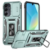 Ударостійкий чохол Camshield Army Ring для Samsung Galaxy A36 5G / A56 5G Зелений / Light Green