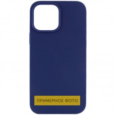 Чохол Silicone Case Full Protective (AA) NO LOGO для Apple iPhone 16 Pro (6.3") Синій / Deep navy
