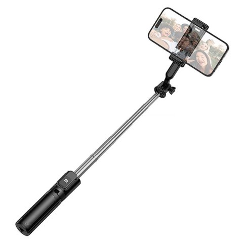 Монопод для селфі Borofone BY14 mini трипод + знімний BT пульт Black