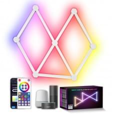 Модульный настенный светильник LED RGB 5V SAL-014B 9pcs Bluetooth USB with app