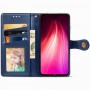 Шкіряний чохол книжка GETMAN Gallant (PU) для Xiaomi Redmi Note 8T Синій