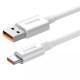 Дата кабель Baseus Superior Series Fast Charging USB to Type-C 100W (1.5m) (P10320102214) Moon White Дата кабель Baseus Superior Series Fast Charging USB to Type-C 100W (1.5m) (P10320102214) Moon White