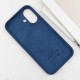 Чохол Silicone case (AAA) with Magsafe and Animation (button) для Apple iPhone 16 (6.1") Denim