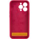 Чохол Silicone Case Full Camera Protective (AA) NO LOGO для Apple iPhone 17 Air (6.5") Червоний / Rose Red