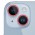 Захисне скло Metal Sparkles на камеру (в упак.) для Apple iPhone 15 (6.1") / 15 Plus (6.7") Червоний / Red