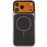 Чохол TPU TechWoven Hybrid with MagSafe для Apple iPhone 15 Pro (6.1") Grey / Black