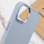 TPU чохол Bonbon Metal Style для Apple iPhone 12 Pro / 12 (6.1") Блакитний / Mist blue