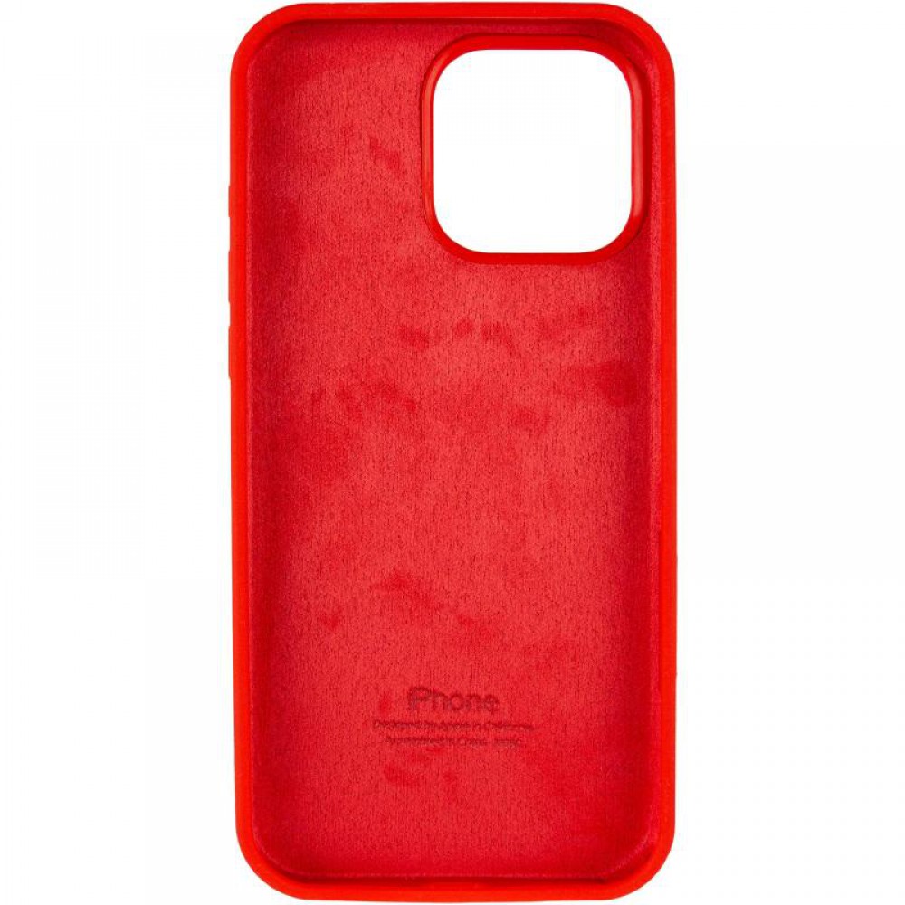 Чохол Silicone Case Full Protective (AA) для Apple iPhone 15 Pro (6.1") Червоний / Red