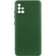 Чохол TPU GETMAN Liquid Silk Full Camera для Samsung Galaxy A51 Зелений / Dark green
