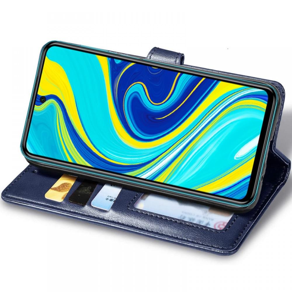 Кожаный чехол-книжка GETMAN Gallant (PU) для Xiaomi Redmi Note 9s / Note 9 Pro / Note 9 Pro Max