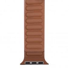 Ремінець Hoco WA23 Original series leather chain magnetic strap для Apple watch 38/40/41mm Brown