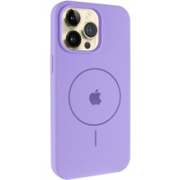 Чохол Silicone Case Full Protective (AA) V2 with MagSafe для Apple iPhone 15 Pro (6.1") Бузковий / Dasheen