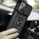 Ударостійкий чохол Camshield Serge Ring для Apple iPhone 13 (6.1") Чорний