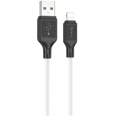 Дата кабель Hoco X90 Cool silicone USB to Lightning (1m) White