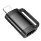 Перехідник Hoco UA31B OTG Lightning male to Type-C female Black