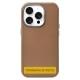 Шкіряний чохол Leather Case Metal Buttons для Samsung Galaxy S24 FE Brown