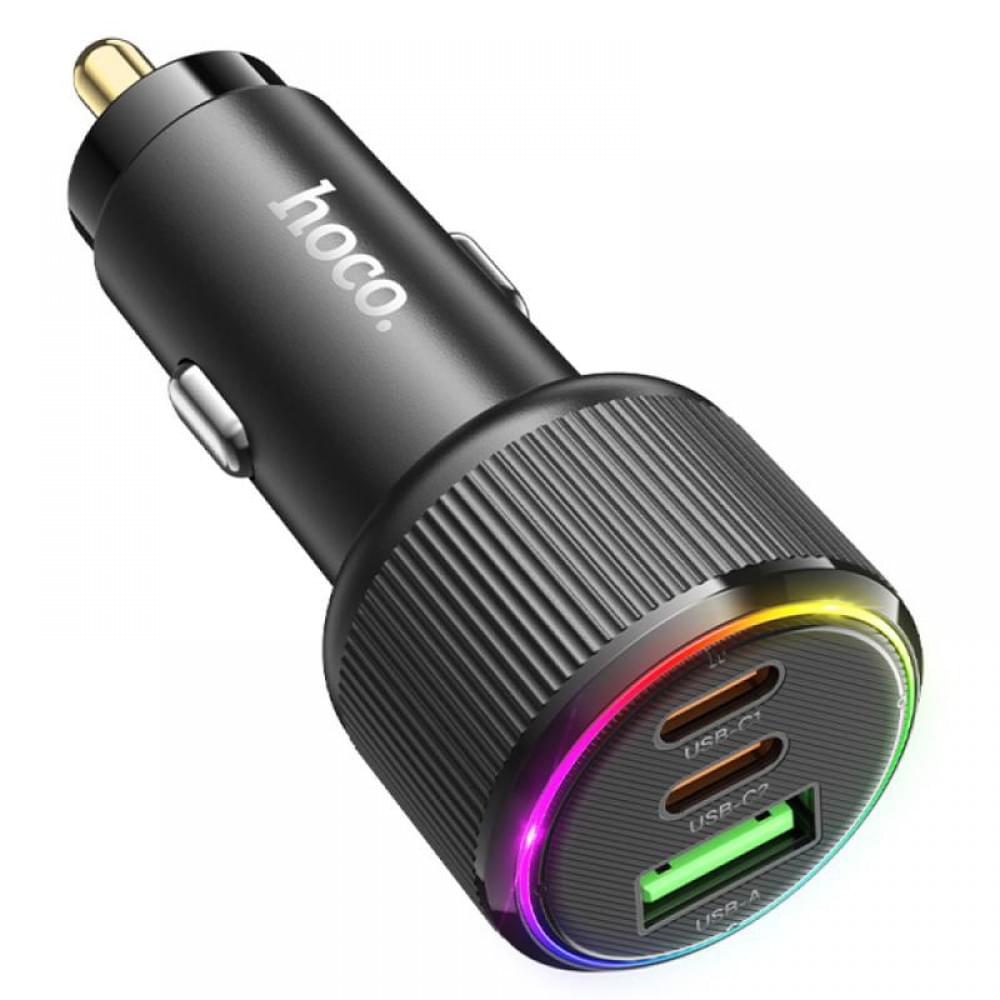 АЗП Hoco NZ17 High Power 45W (1USB-A/2C) Black