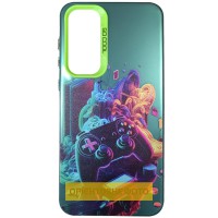 Чохол TPU+PC So Cool для Samsung Galaxy A35 Gamer Green