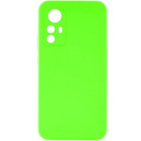 Чохол TPU GETMAN Liquid Silk Full Camera для Xiaomi Redmi Note 12S Салатовий / Neon Green