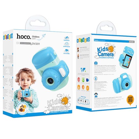 Дитяча фотокамера Hoco DV201 Dual lens Blue
