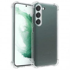 TPU чохол GETMAN Ease logo посилені кути Full Camera для Samsung Galaxy S23+ Безбарвний (прозорий)