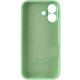 Чохол Silicone Case Full Camera Protective (AA) для Apple iPhone 16 Plus (6.7") Зелений / Pistachio