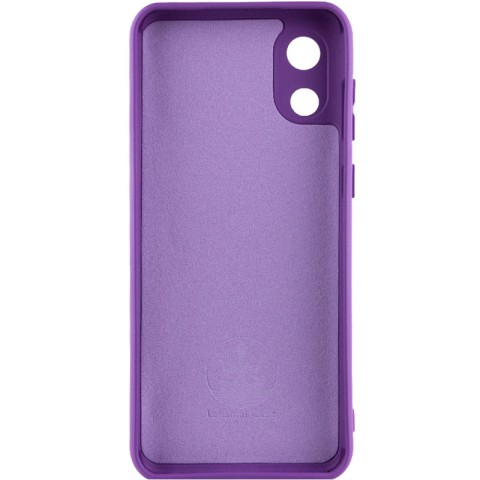 Чохол Silicone Cover Lakshmi Full Camera (A) для Samsung Galaxy A03 Core Фіолетовий / Purple