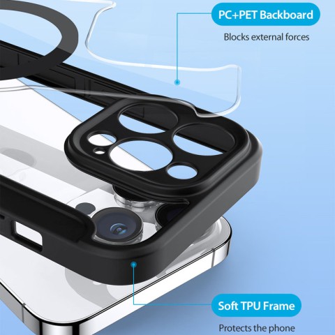 Чохол-книжка Dux Ducis Skin X Pro with MagSafe для Apple iPhone 13 Pro Max (6.7") Black