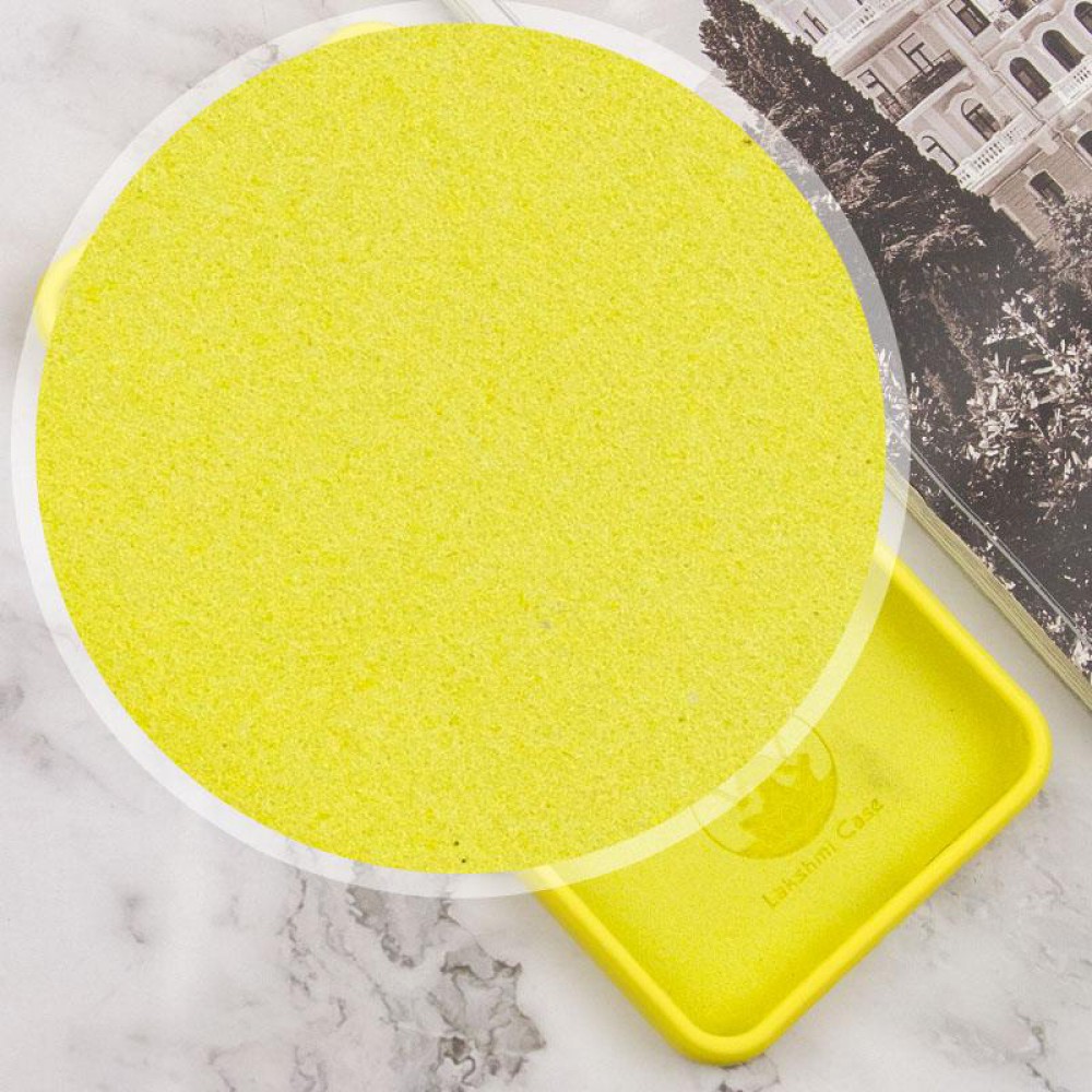 Чохол Silicone Cover Lakshmi Full Camera (AA) для Xiaomi Poco X6 Pro Жовтий / Flash