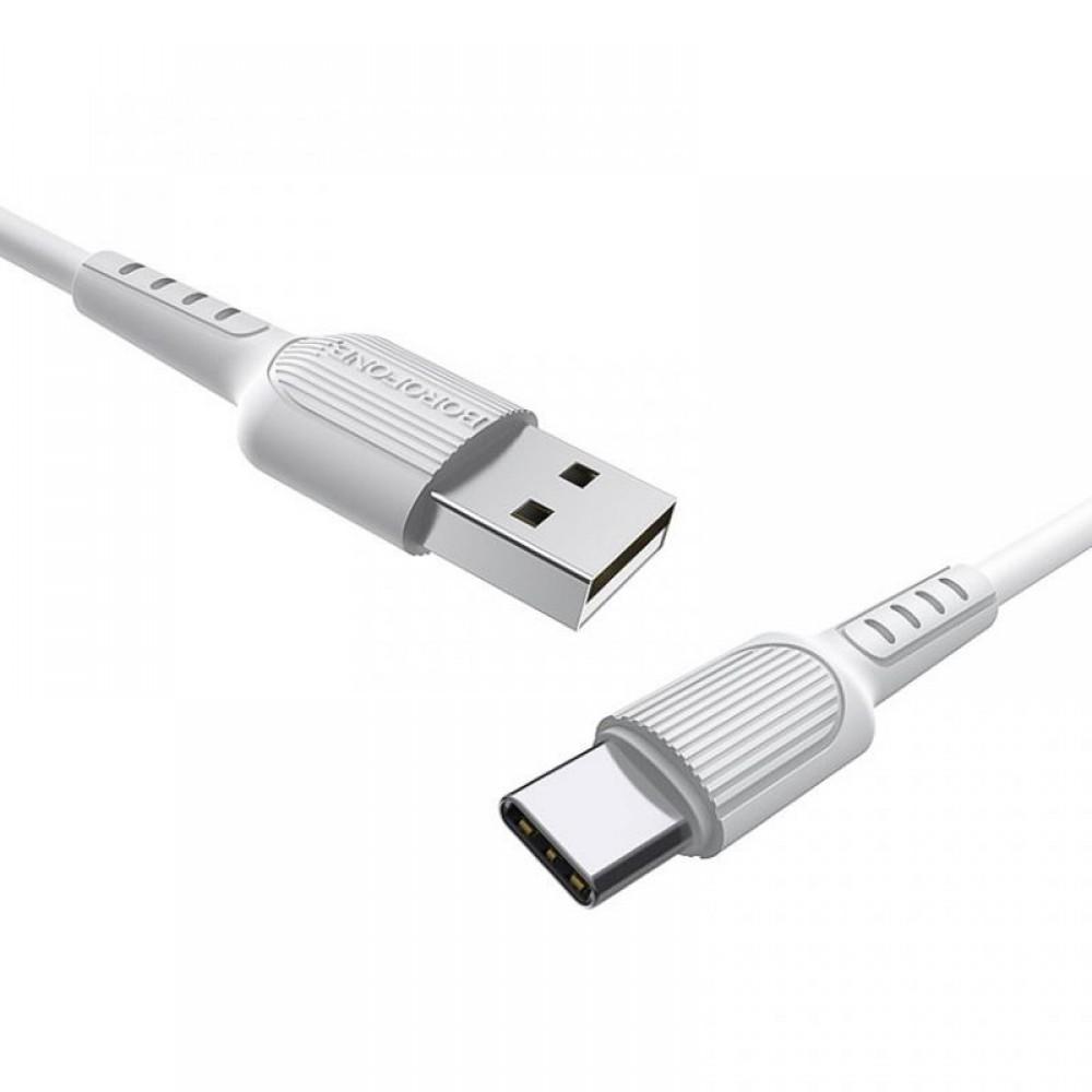 Дата кабель Borofone BX16 USB to Type-C (1m) Білий