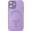 Чохол TPU+Glass Sapphire Midnight with MagSafe для Apple iPhone 11 (6.1") Бузковий / Lilac