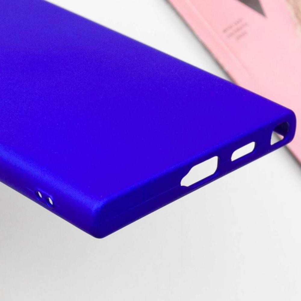 Чохол TPU GETMAN Liquid Silk Full Camera для Samsung Galaxy S24 Ultra Синій / Iris