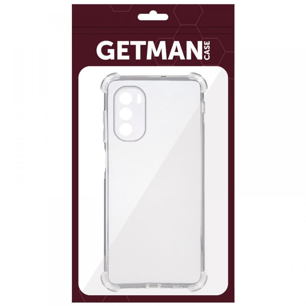 TPU чехол GETMAN Ease logo усиленные углы Full Camera для Motorola Moto G41