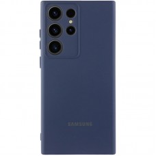 Чохол Silicone Cover Lakshmi Full Camera (AA) with logo для Samsung Galaxy S25 Ultra Синій / Midnight blue
