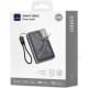 Портативний ЗП Power Bank WIWU Wi-P057 Knight 22.5W+PD35W 10000 mAh Black