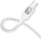 Дата кабель Hoco U124 Stone silicone power-off 60W Type-C to Type-C Gray
