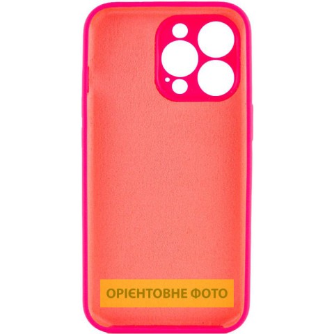 Чохол Silicone Case Full Camera Protective (AA) NO LOGO для Apple iPhone 17 (6.3") Рожевий / Barbie pink